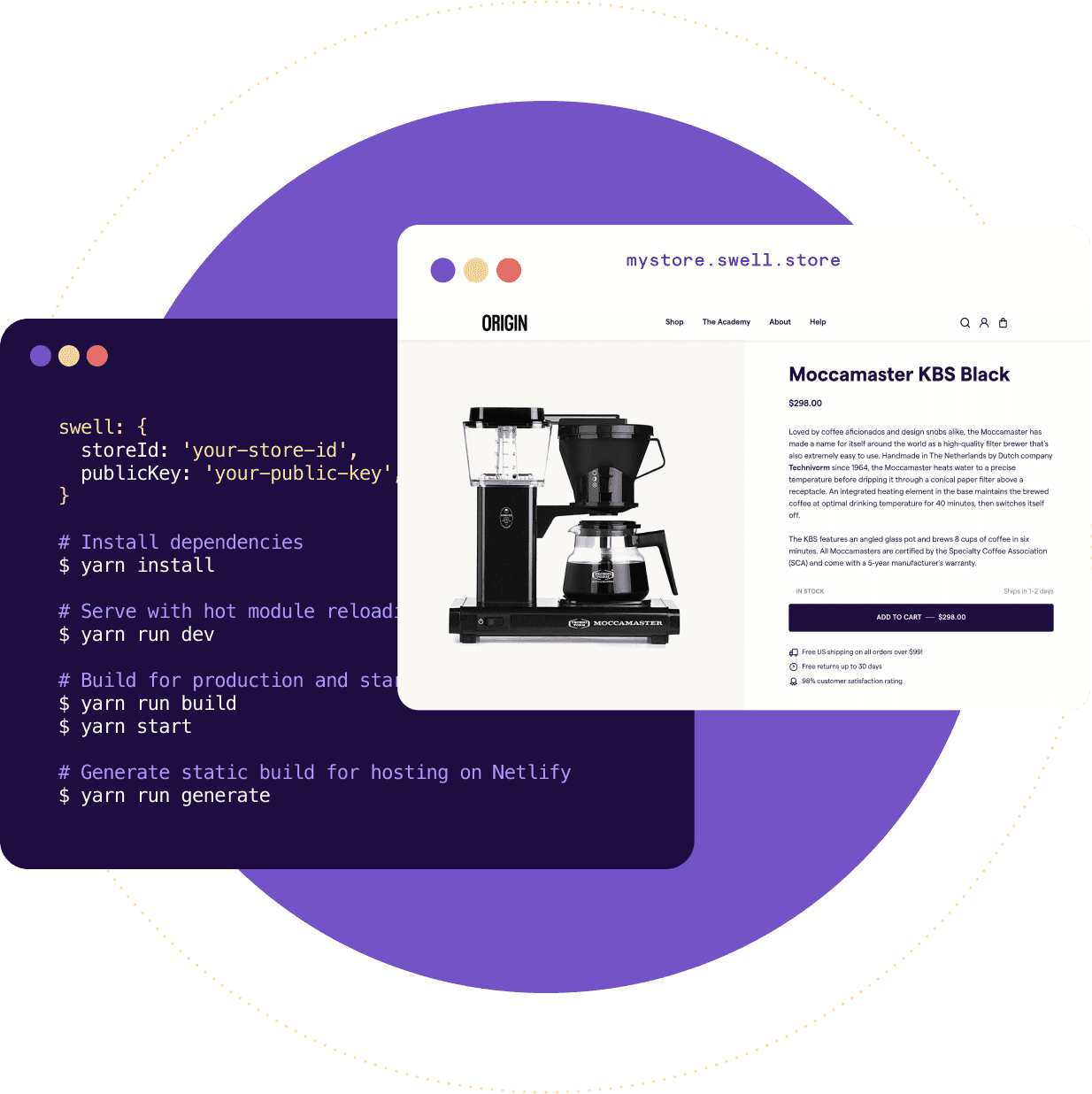 Storefront git workflow example